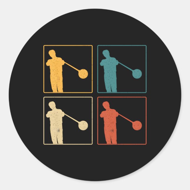 Glassmaker Glassblows Runder Aufkleber (Vorderseite)