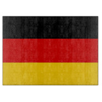 Glasspanplatte mit der Flagge Deutschlands