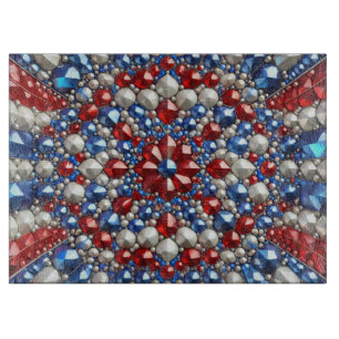 Glasspanplatte mit niederländischen Farben Schneidebrett