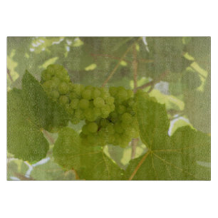 Glasspanplatte, Weinberg, Feinschmecker, grün Schneidebrett