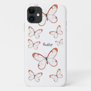Glasswing-Schmetterling-Cartoon Case-Mate iPhone Hülle
