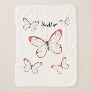 Glasswing-Schmetterling-Cartoon Sherpadecke