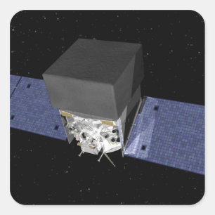 GLAST 2 QUADRATISCHER AUFKLEBER