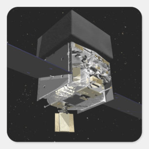 GLAST 3 QUADRATISCHER AUFKLEBER