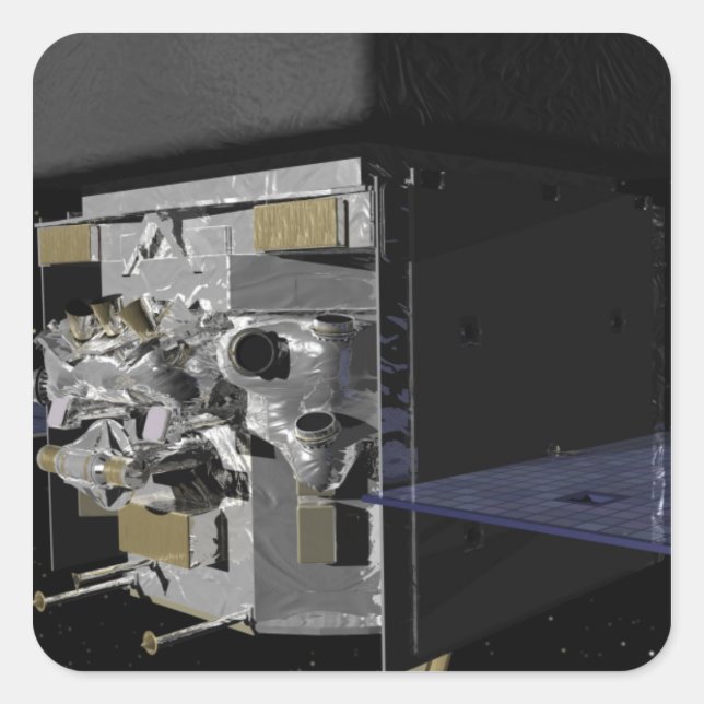 GLAST QUADRATISCHER AUFKLEBER (Vorderseite)