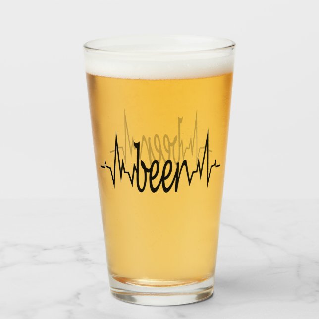 Glastasse für Bierliebhaber Glas (Vorne (Gefüllt))
