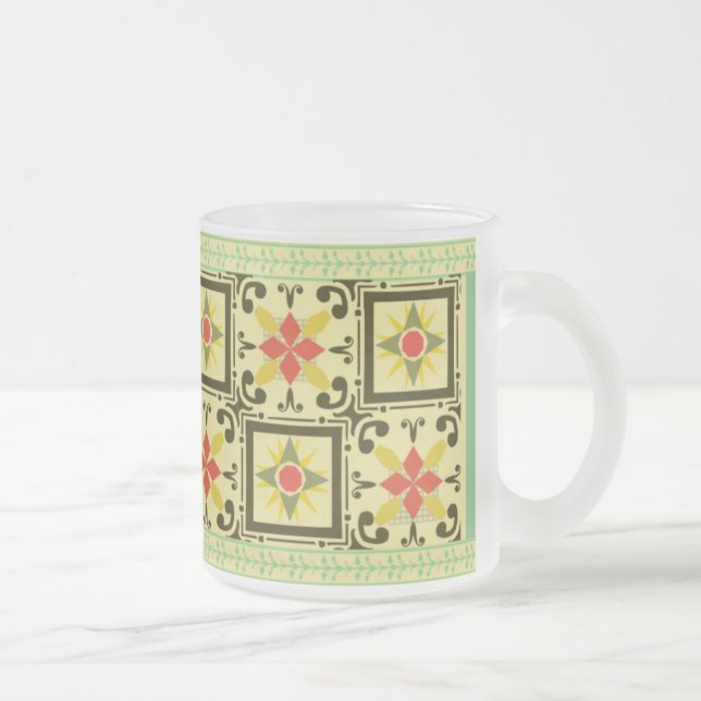 GlasTasse - Grün 04 Mattglastasse (Rechts)