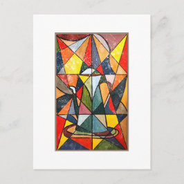 Glasteppiche Akrylkunstwerk Postkarte