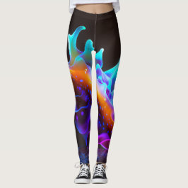 Glastige NudiBranchen-Leggings Leggings