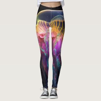 Glastige Quallen-Leggings Leggings