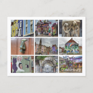 Glastonbury Postkarte
