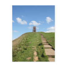 Glastonbury Tor Path Postcard