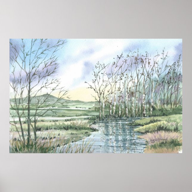 Glastonbury Tor Poster (Vorne)