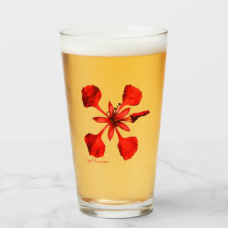 Glastumbler Royal Poinciana 16 Unzen Glas