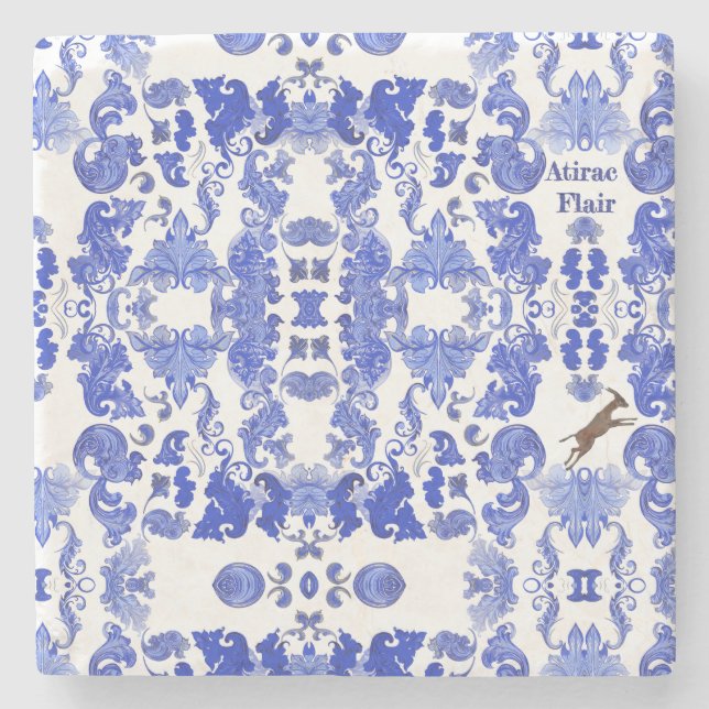 Glasunderlägg Biagio Atriac Flair Steinuntersetzer (Vorderseite)