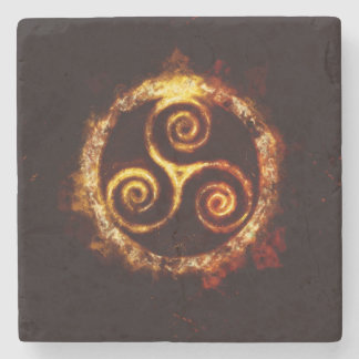 Glasunterbau aus Pierre Triskel Steinuntersetzer