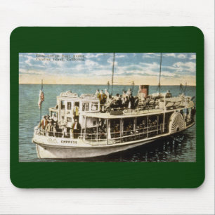 Glasunterseiten-Boot, Avalon, Catalina-Insel, CA Mousepad