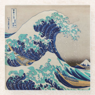 GLASUNTERSETZER: HOKUSAI : DIE WAFFE  GLASUNTERSETZER