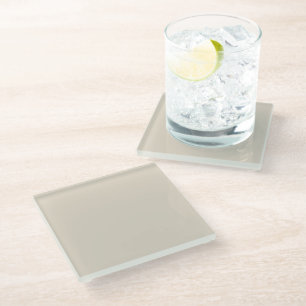 Glasuntersetzer in Knochenweiß