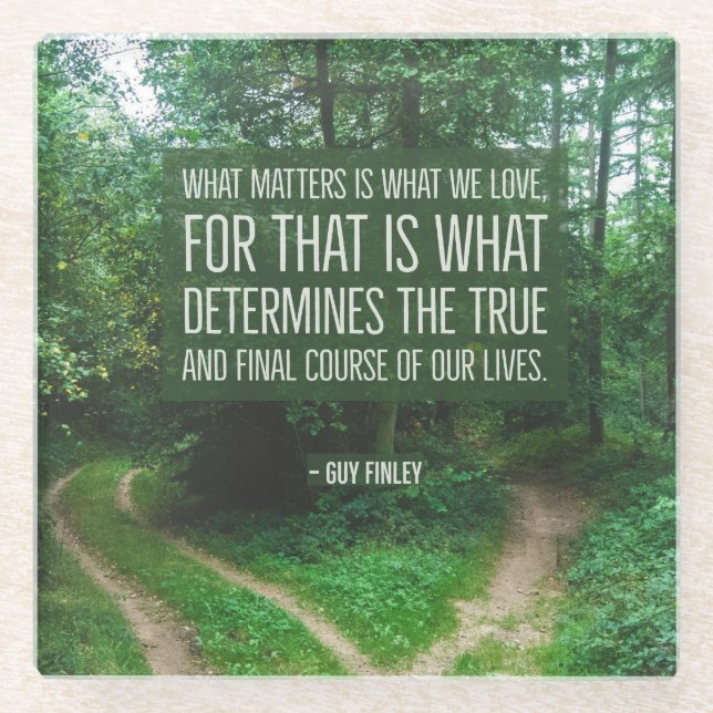 GlasUntersetzer "was wir Liebe" 4,2 x 4,2 (Vorderseite)