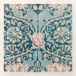 Glasuntersetzer: WILLIAM MORRIS : HONEYSUCKLE Glasuntersetzer