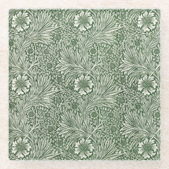 Glasuntersetzer: WILLIAM MORRIS : MARIGOLDS Glasuntersetzer (Vorderseite)