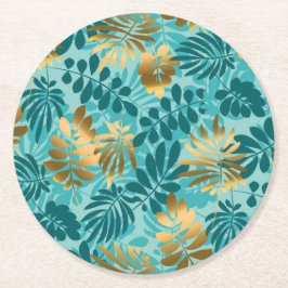 Glasunterteil aus Papier Runder Pappuntersetzer