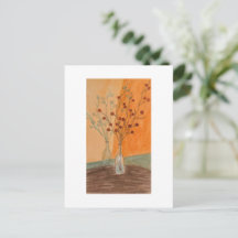 Glasvase oranges Thema