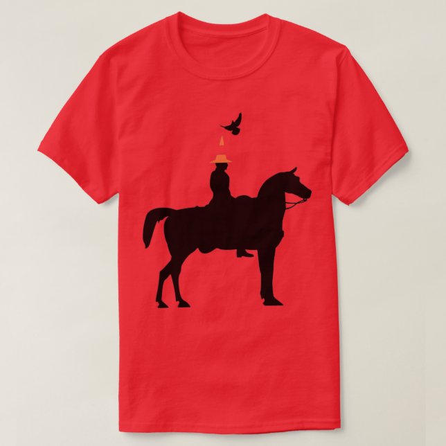Glaswegian Duke of Wellington Statue T-Shirt (Design vorne)