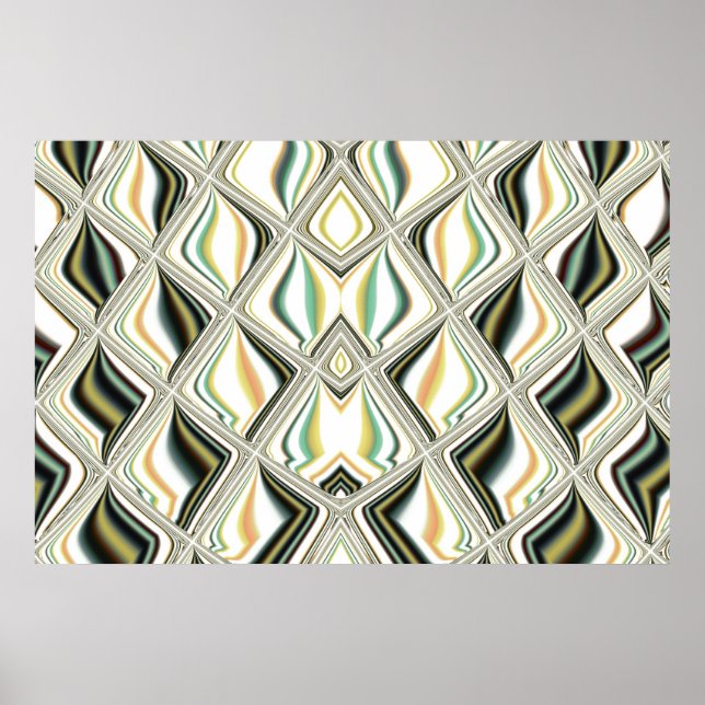 Glaswürfel Poster (Vorne)