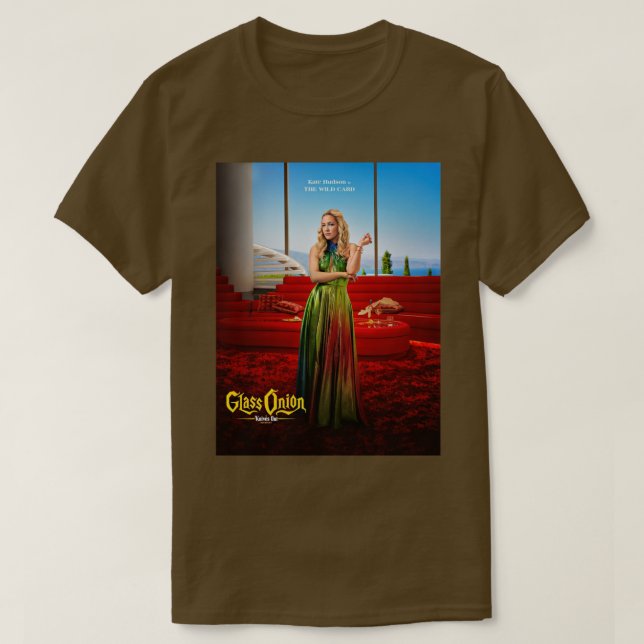 Glaszwiebel ein Messer aus dem Mysterium 2022 Kate T-Shirt (Design vorne)