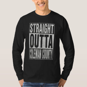 GLATT AUS COLEMAN COUNTY Cooler Wohnungs-Spruch T-Shirt