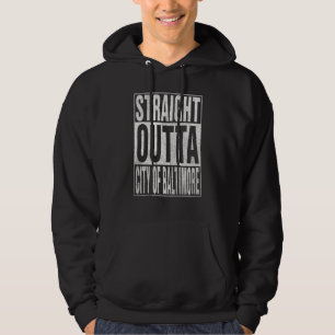 GLATT AUS DER STADT BALTIMORE Cooler Spruch für Zu Hoodie