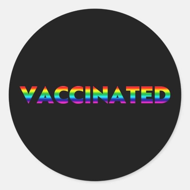 Glattbutt lgbtq Gay Regenbogen schwarz Runder Aufkleber (Vorderseite)