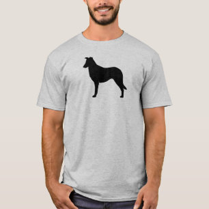 Glatte Collie-Silhouette T-Shirt