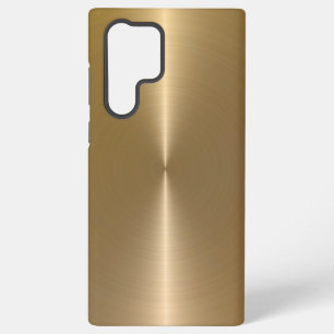 Glatte falsche goldene metallische Edelstahl-Optik Samsung Galaxy Hülle