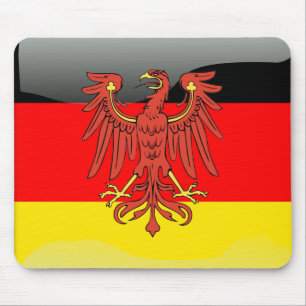 Glatte Flagge Deutschlands Mousepad
