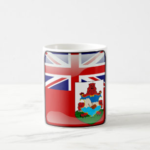 Glatte Flagge von den Bermudas Tasse