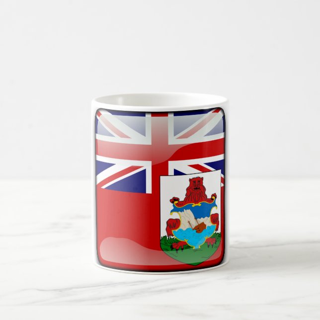 Glatte Flagge von den Bermudas Tasse (Mittel)