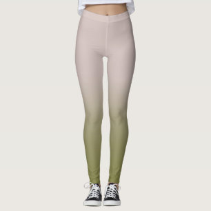 Glatte Gradienten Sommerfarben einfache Farbe Leggings