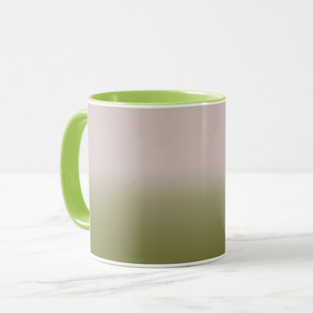 Glatte Gradienten Sommerfarben einfache Farbe Tasse (Vorderseite Links)