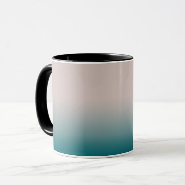 Glatte Gradienten Sommerfarben einfache Farbe Tasse (Vorderseite Links)