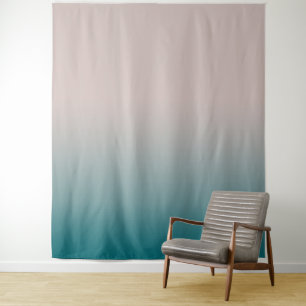 Glatte Gradienten Sommerfarben einfache Farbe Wandteppich