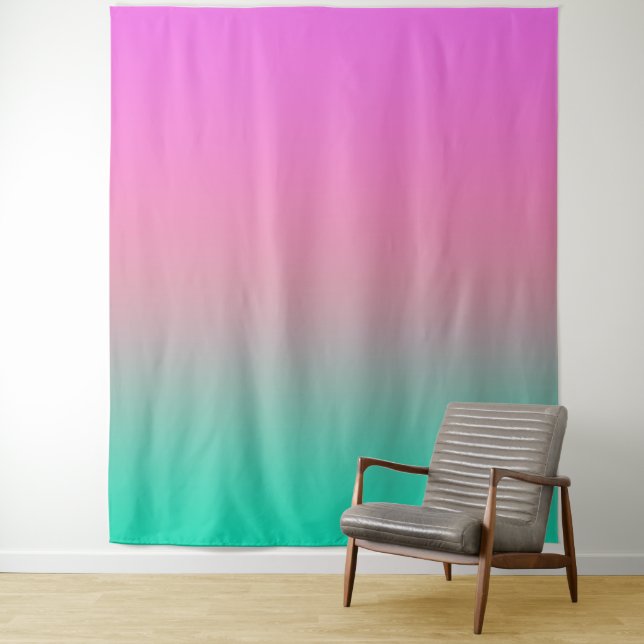 Glatte Gradienten Sommerfarben einfache Farbe Wandteppich (Beispiel)