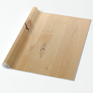 Glatte helle Ahorn-Holz-Platte Geschenkpapier