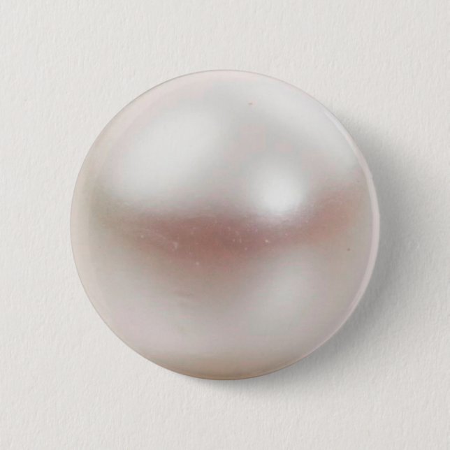 Glatte Pearlescent realistische Button (Vorderseite)