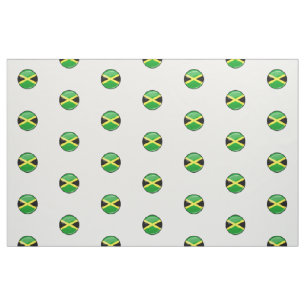 Glatte runde jamaikanische Flagge Stoff