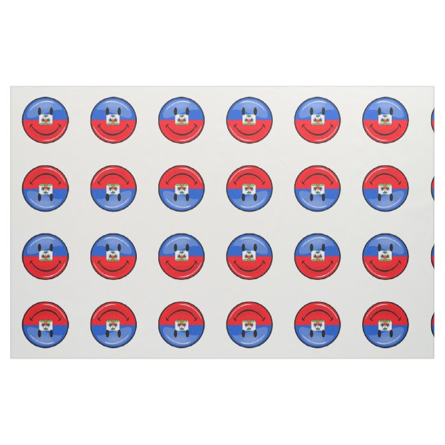 Glatte Runden-lächelnde haitianische Flagge Stoff (Fat Quarter (45,7 x 55,9 cm))