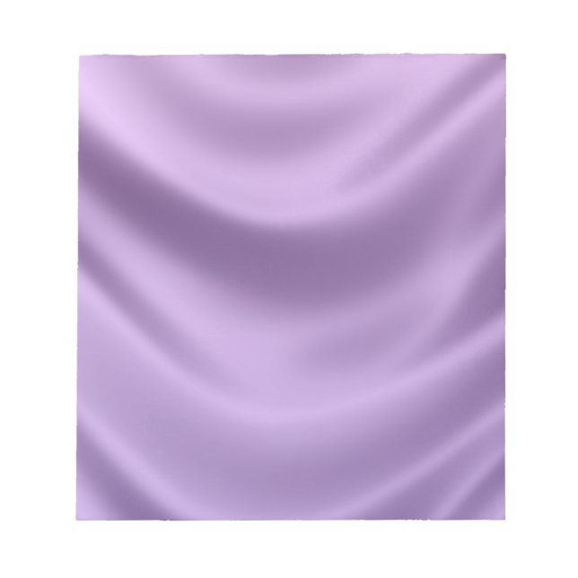 glatte Seide - lila Notizblock (Vorderseite)