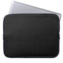 Glatte Stealth-Schwarz-Kohlenstoff-Mikro-Tech-Text Laptopschutzhülle